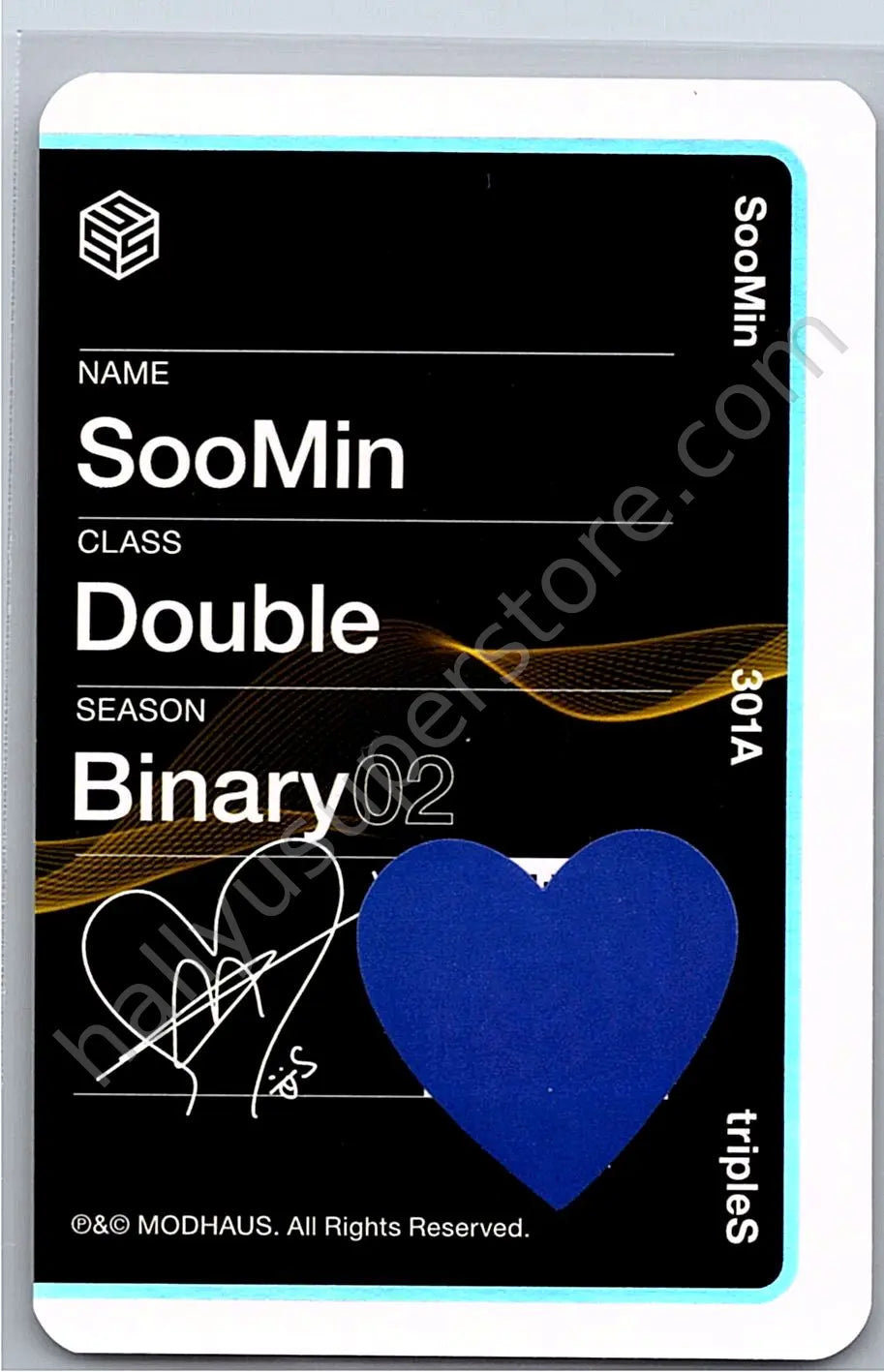 tripleS - Soomin - Beyond Beauty album photocard objekt music album (UNSCANNED)