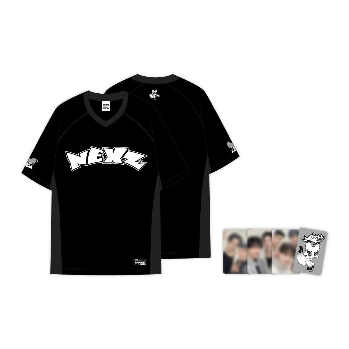 [NEXZ] V-NECK T-SHIRT - [Mmchk] POP-UP STORE