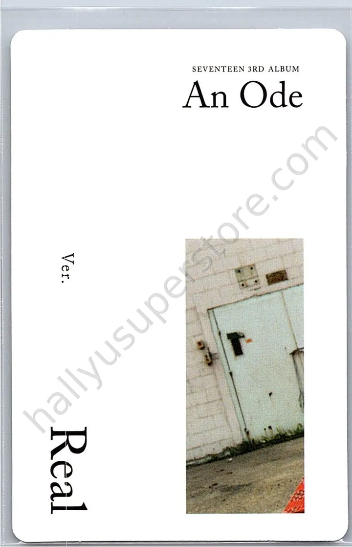 SEVENTEEN - S.Coups - An Ode album photocard real version