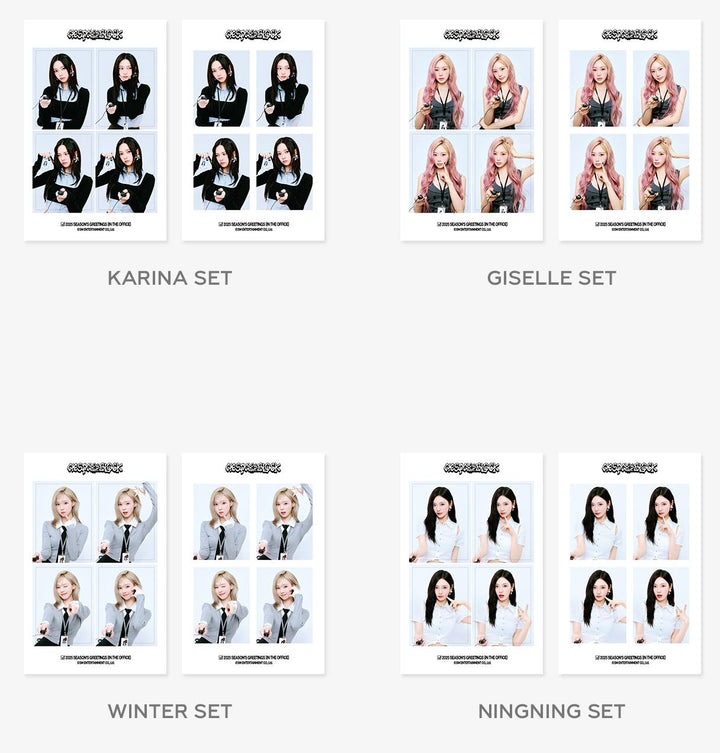 ** [Pre-Order] AESPA - 2025 SEASON'S GREETINGS [4CUT PHOTO SET]