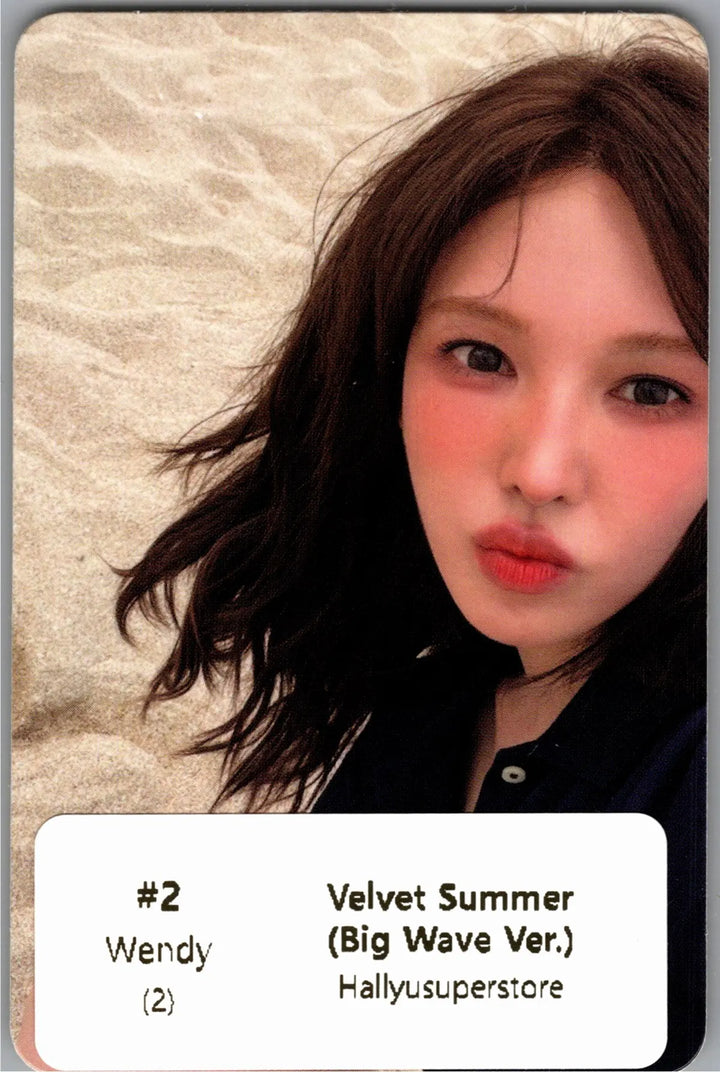 Red Velvet "Velvet Summer" - Official Photocard (Big Wave Ver.) [26.08.04]