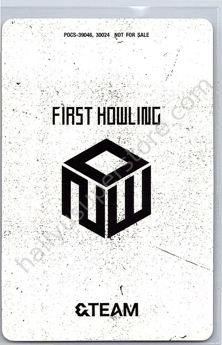 &amp;TEAM - Nicholas - First Howling : NOW album photocard standard version