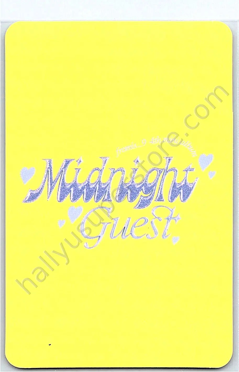 fromis_9 - Jiwon - Midnight Guest after midnight version album photocard