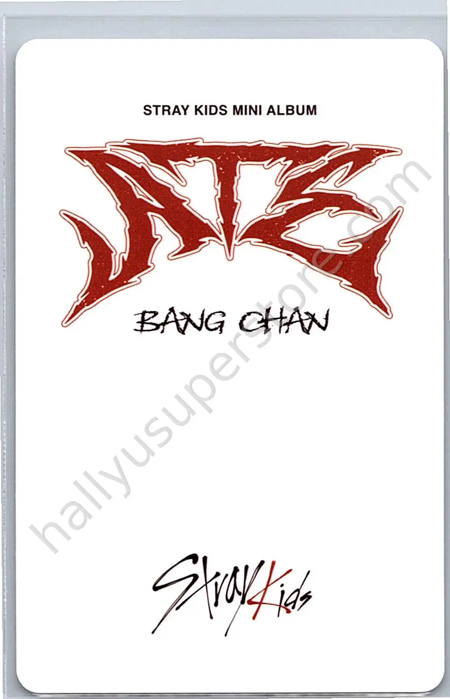 Stray Kids - Bang Chan - ATE album photocard B version nemo version photocard set