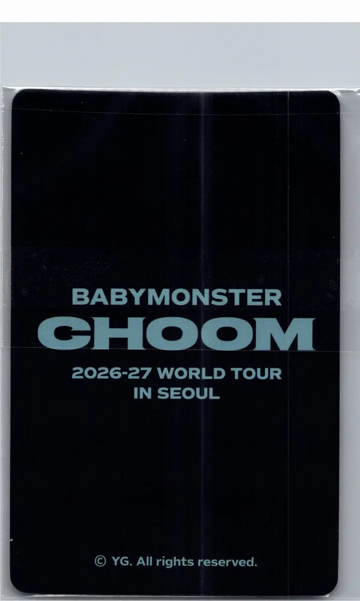 BABYMONSTER -"2026-27 BABYMONSTER WORLD TOUR" [CHOOM] Pop-Up Store MD Event Photocard [26.06.22]