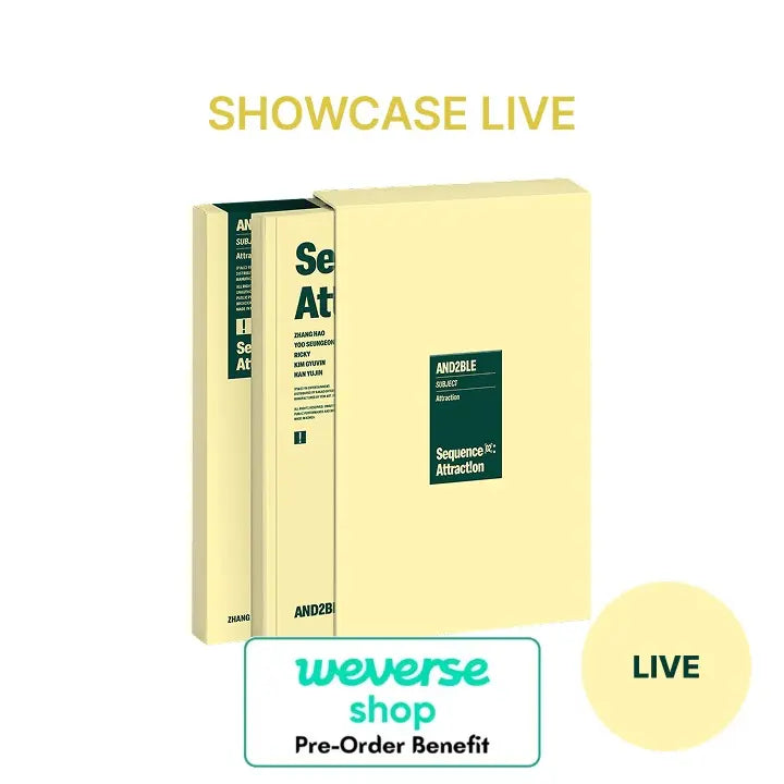 [Pre-Order] AND2BLE - 2nd Mini Album [Sequence 02: Attraction] (Standard Version) + Weverse SHOWCASE LIVE