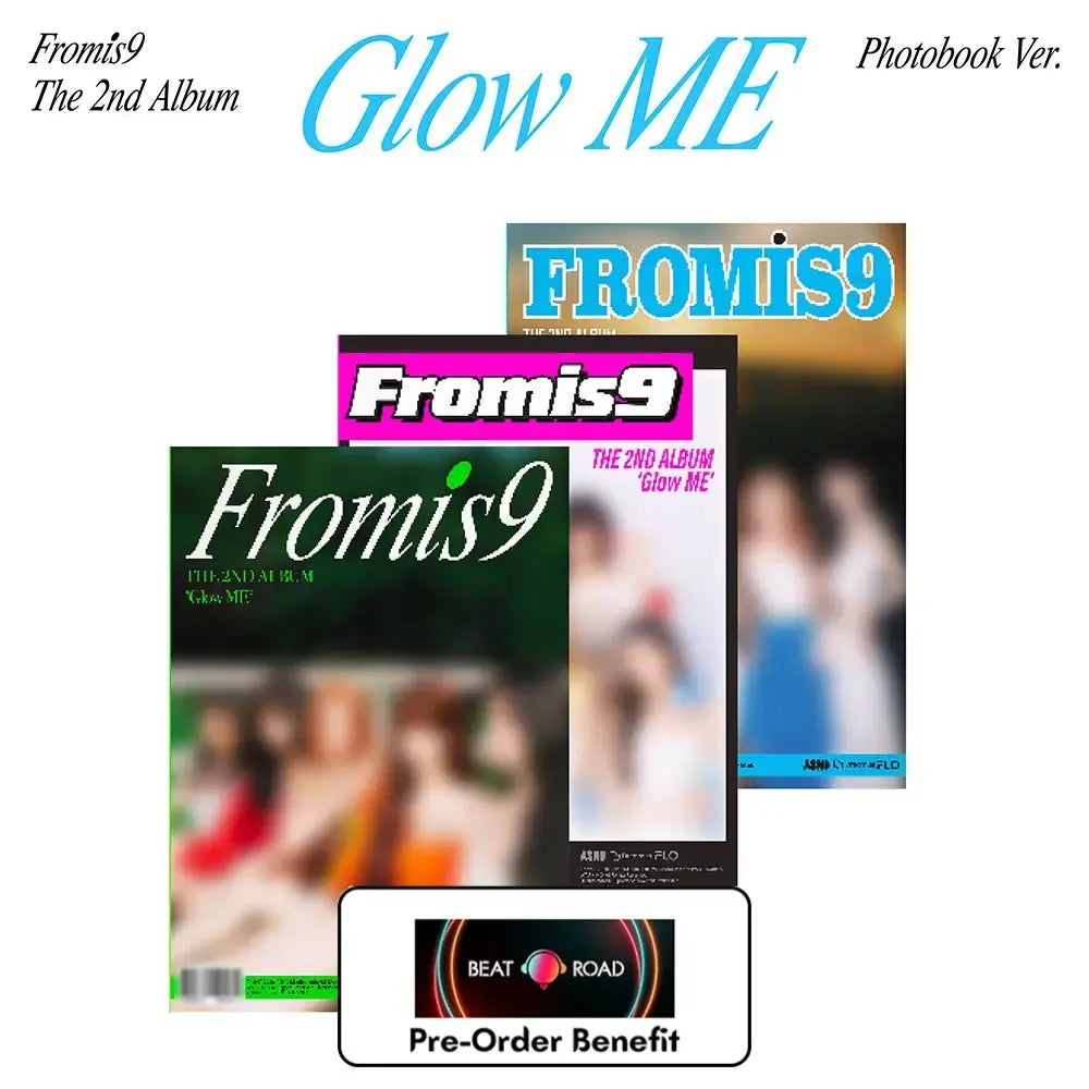 [Pre-Order] fromis_9 - 2nd Album "Glow ME" (Photobook Ver.) + Pre-Order Benefit