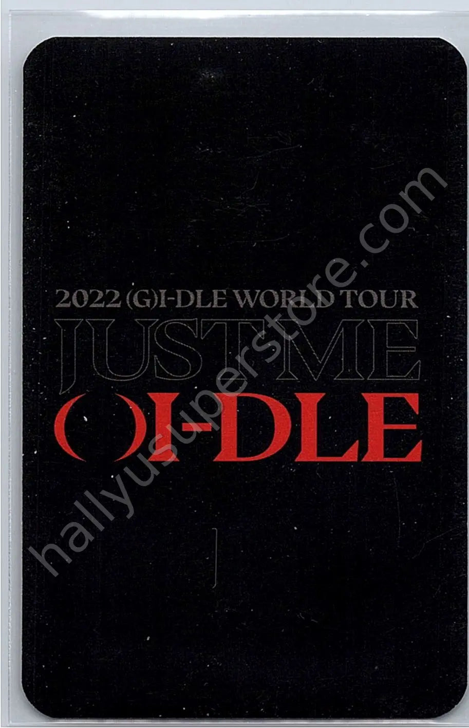 i-dle - Shuhua - 2022 World Tour [Just Me ( )I-DLE] photocard set tour merch