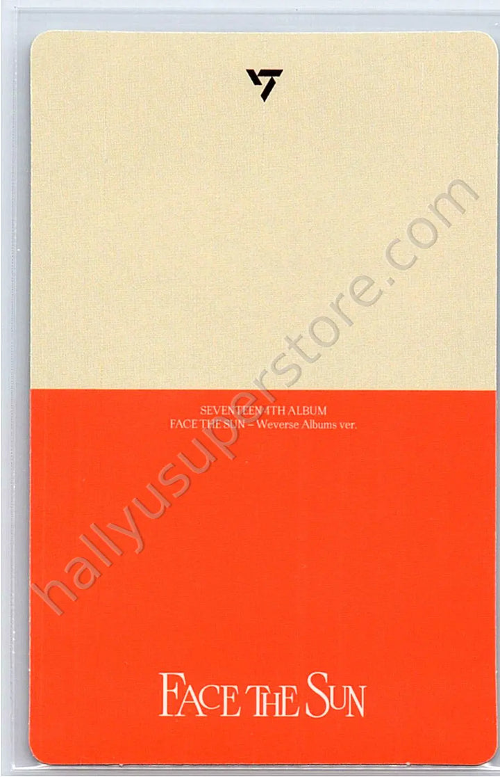 SEVENTEEN - Jun - Face the Sun album photocard weverse album version