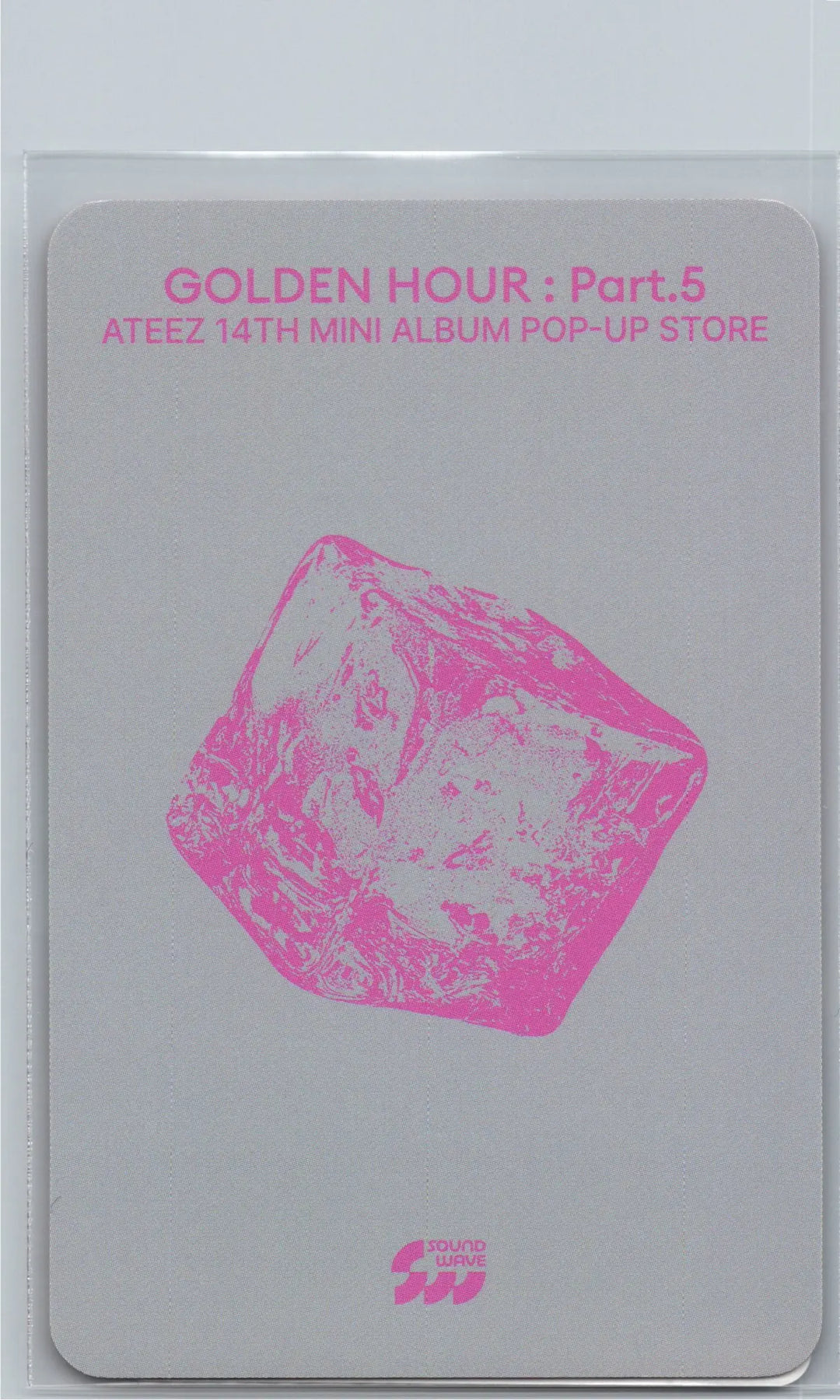 ATEEZ sound wave ポップアップ 両面トレカ ATEEZ 