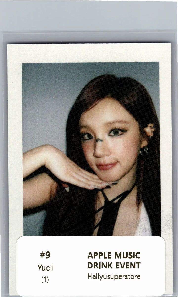 I-DLE "We made" - Apple Music Drink Event Photocard, Polaroid type Photocard [26.07.09]