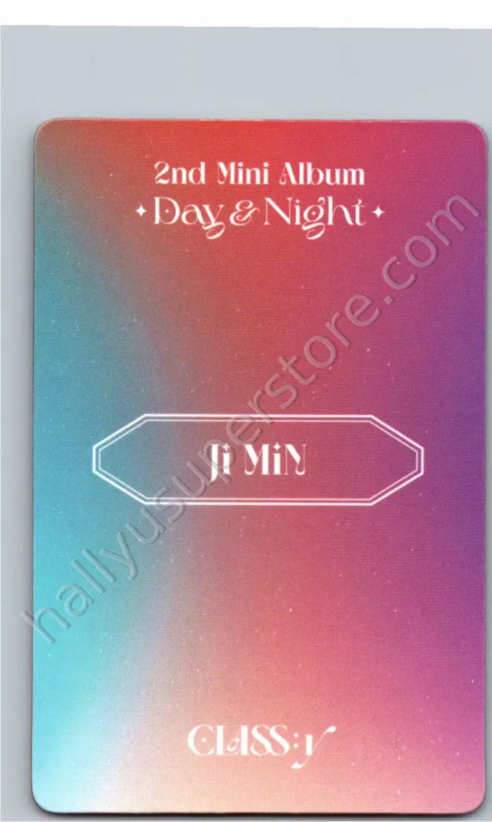 CLASS:y - Jimin - CLASS:y - Hyungseo - CLASS IS OVER Album album photocard platform version