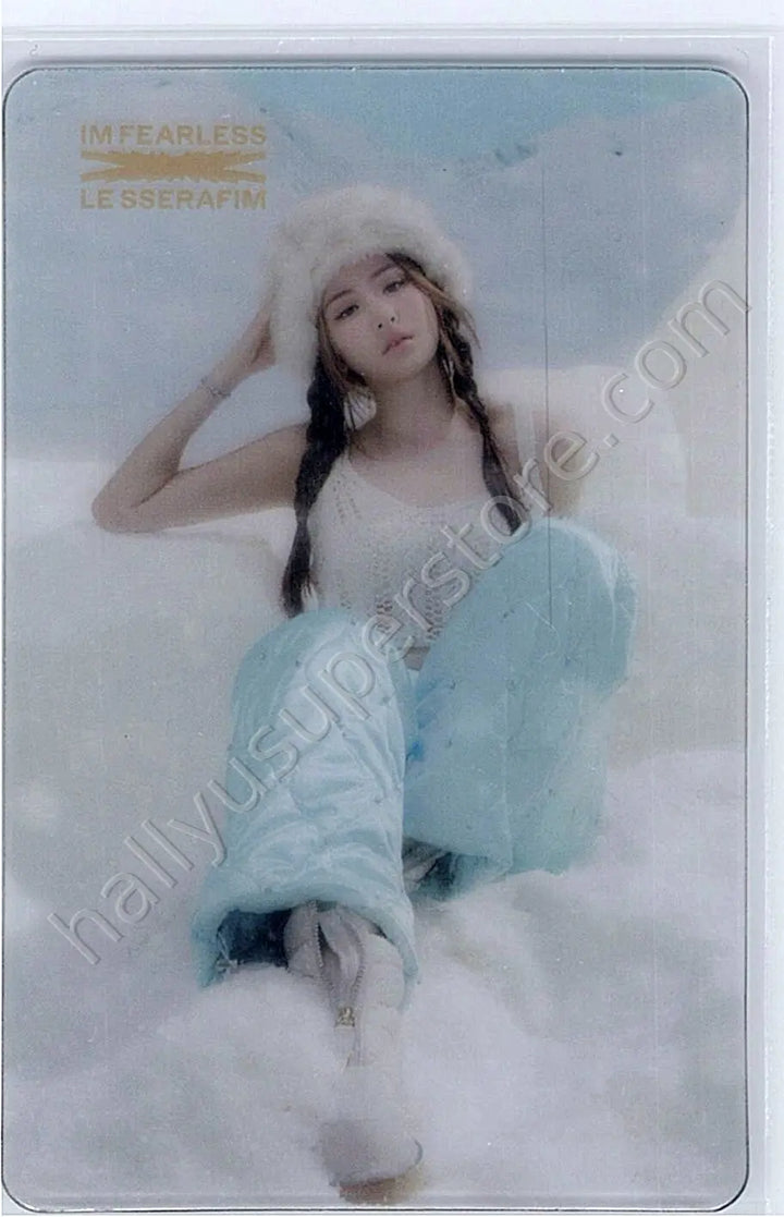 LE SSERAFIM - Huh Yunjin - LE SSERAFIM - Huh Yunjin - ANTIFRAGILE Album transparent pob (pre-order benefit) compact version aladin
