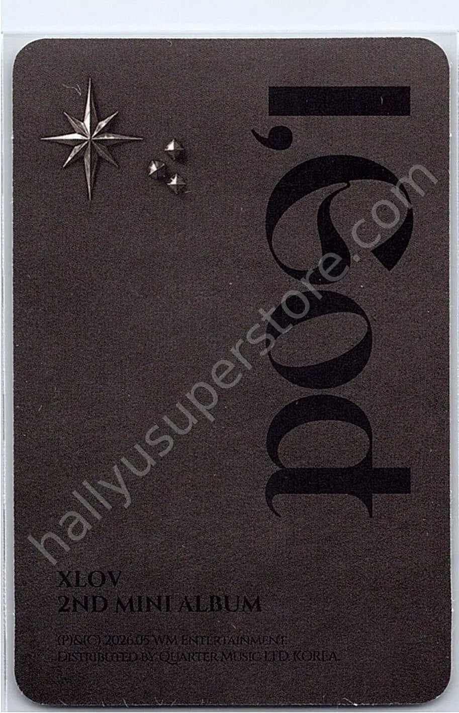 XLOV - Haru - I, God album photocard D version