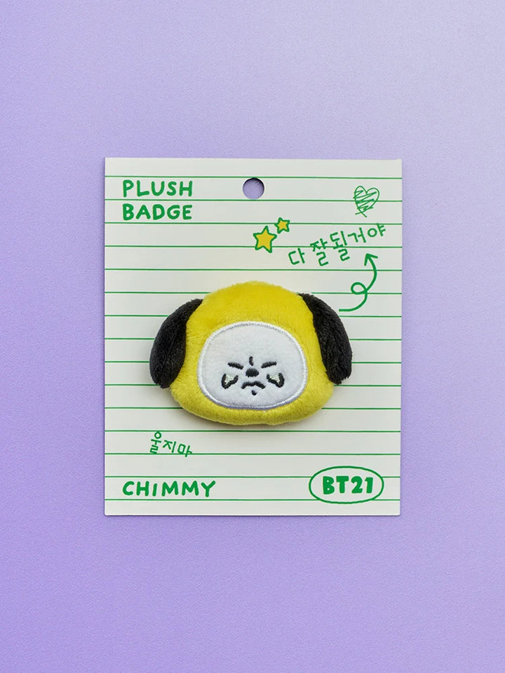 [Pre-Order] BT21 - Boo-Hoo Face Plush Brooch [Today&
