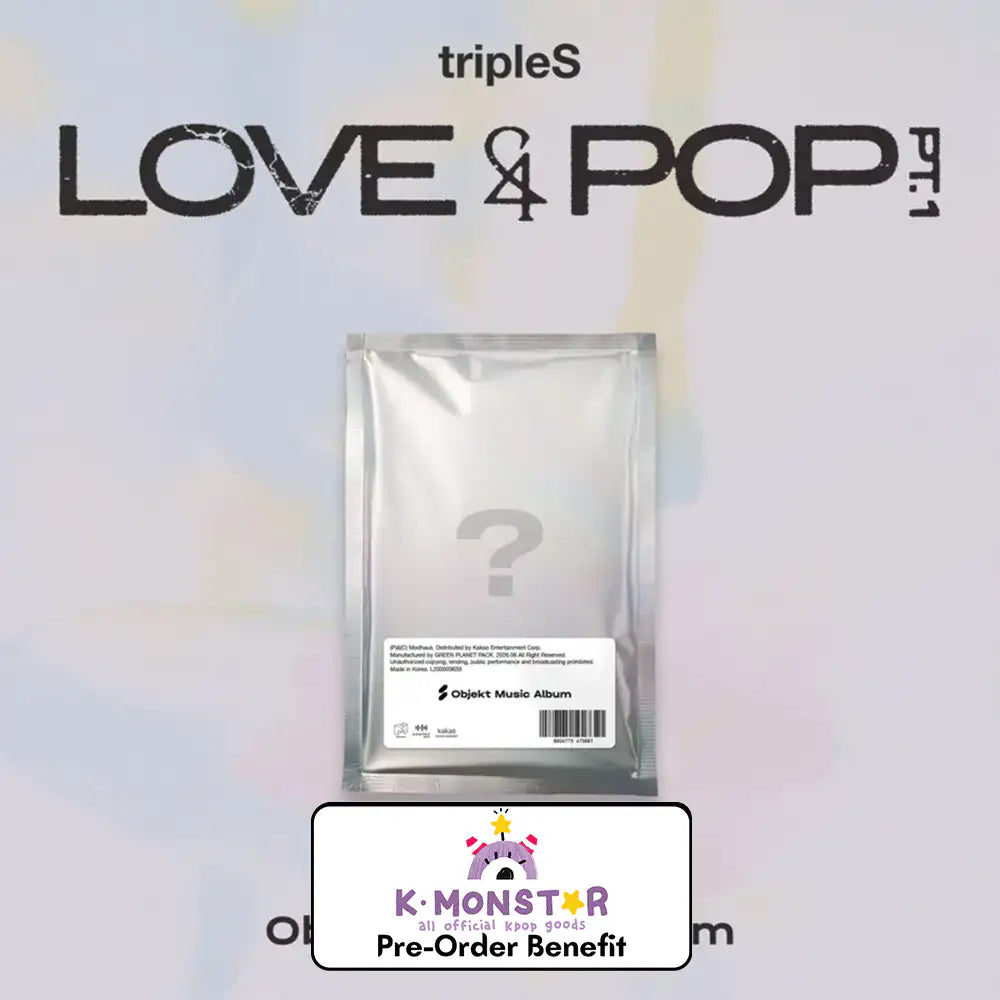 [PRE-ORDER] TripleS - "LOVE&amp;POP" pt.1 (Objekt Music Album) + Pre-Order Benefit (Choose Version)