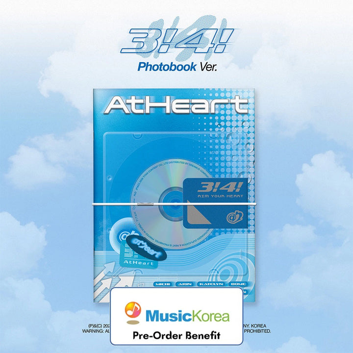 [Pre-Order] AtHeart - Single Album 3!4! (Photobook  Ver.) + Pre-Order Benefit (Choose Version)