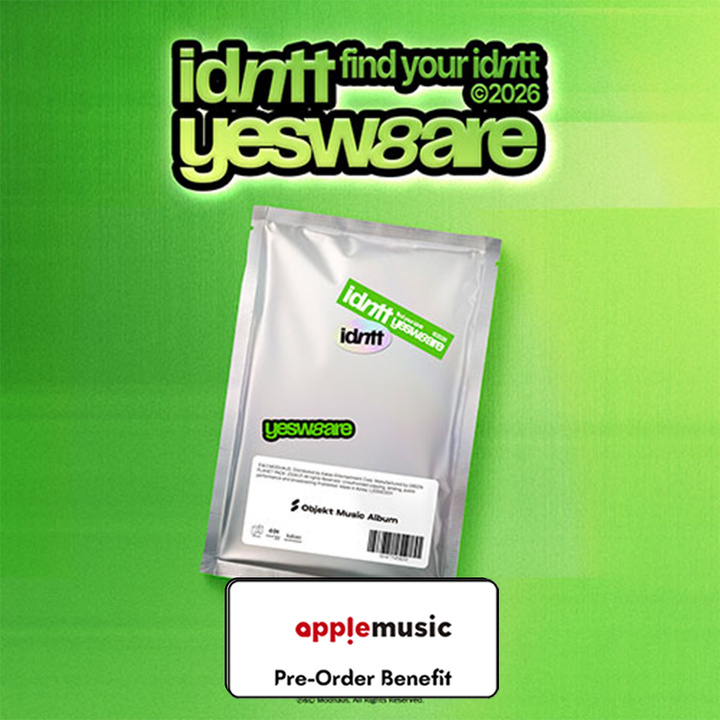 **[Pre-Order] Idntt - "yesweare" [Objekt Music Album ver.] + Pre-Order Benefit (Choose Ver.)