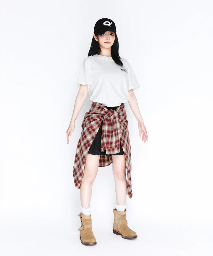 **QWER -Ames-Worldwide QWER WORLD TOUR TEE WHITE