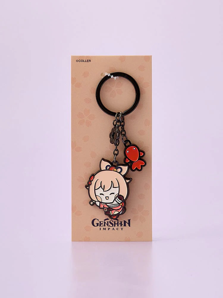 ** Genshin - Genshin Minini  [Metal Keyring] (Version Choose)