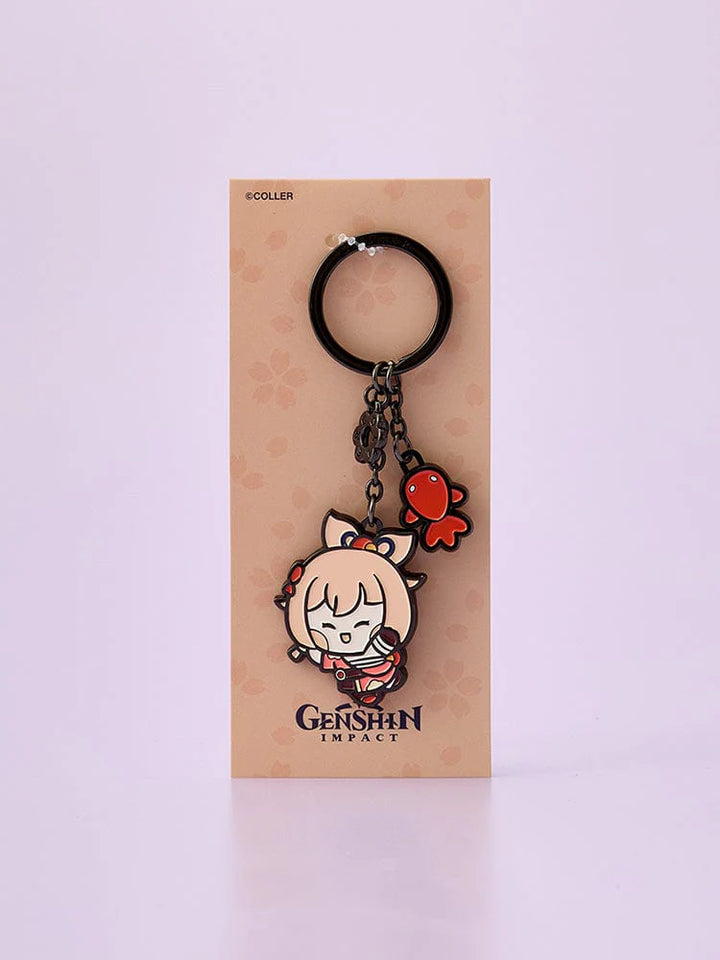 ** Genshin - Genshin Minini  [Metal Keyring] (Version Choose)