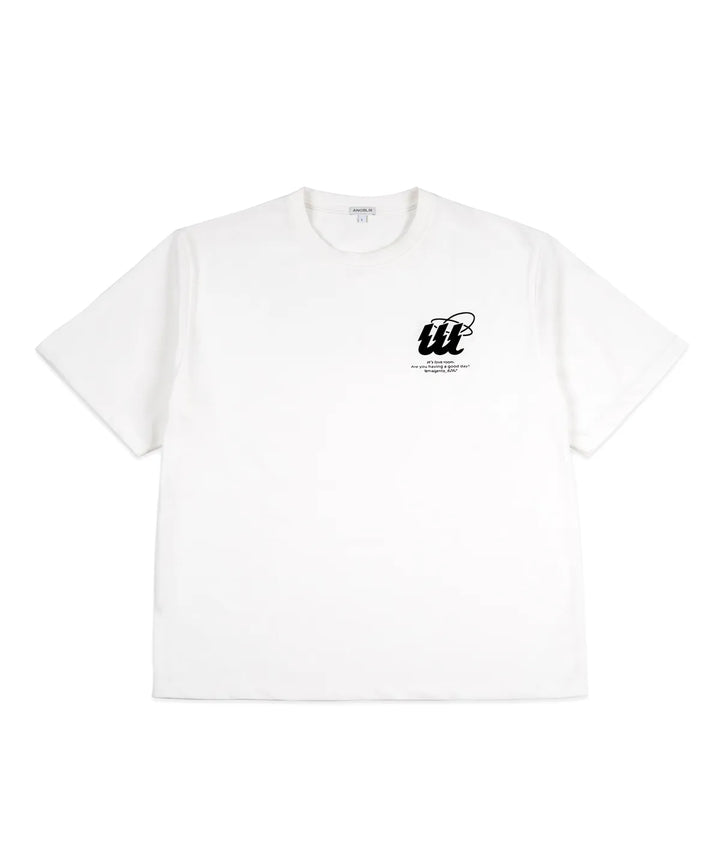 **QWER -Magenta  W String T-shirt [White]