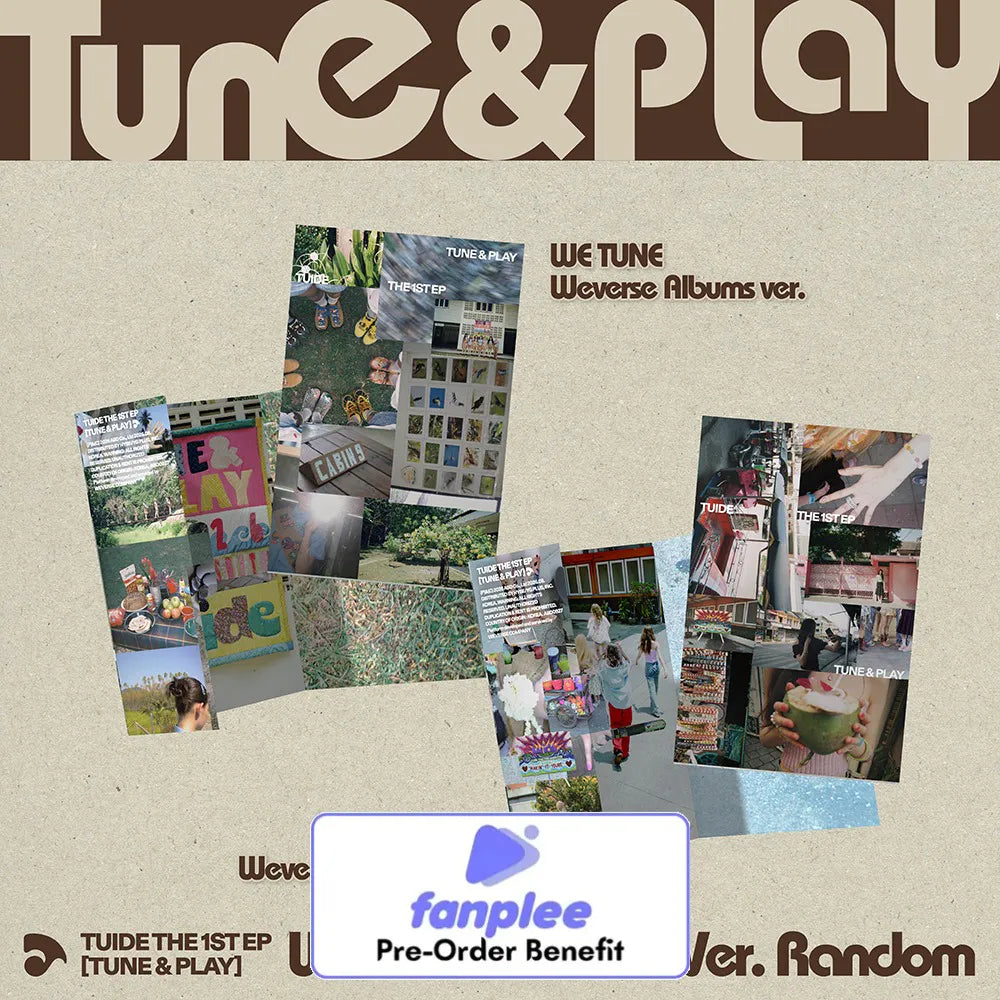 [Pre-Order] TUIDE - The 1st EP [TUNE &amp; PLAY] (Weverse Albums ver.) + Pre-Order Benefit (Choose Version)