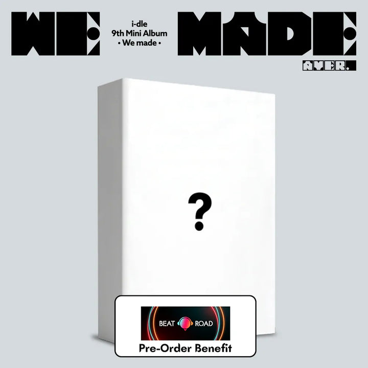 [Pre-Order] I-DLE - 9th Mini Album [We made] (A ver.) + Pre-Order Benefit (Choose Version)