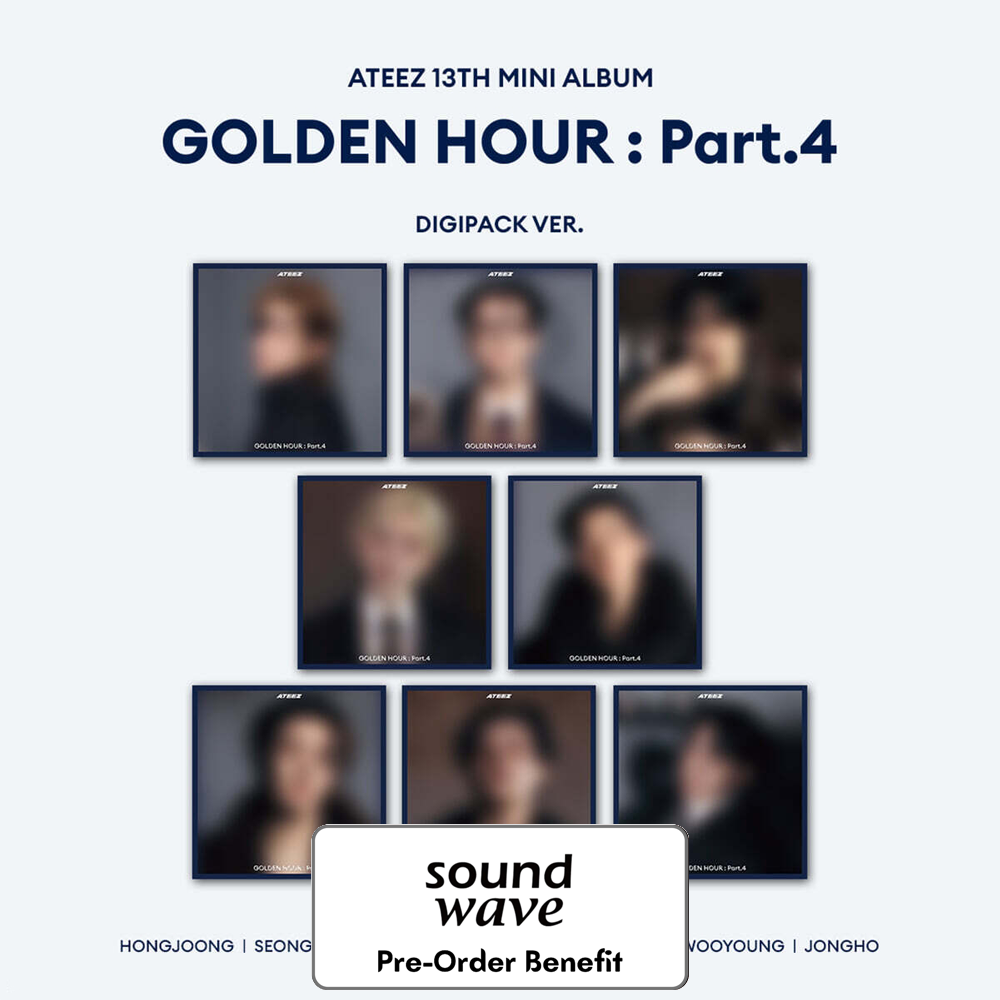 **[Pre-Order]  ATEEZ-GOLDEN HOUR : Part.4 (DIGIPACK VER.)(Random/SET)