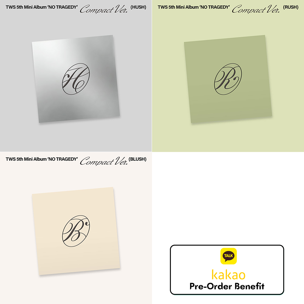 [Pre-Order] TWS - 5th Mini Album 'NO TRAGEDY' (COMPACT version)+ Pre-Order Benefit (Choose Version)