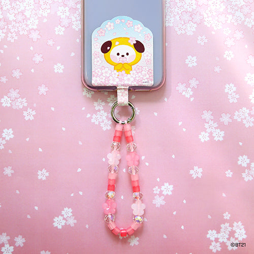 ** BT21 - Phone Tag Holder(Cherry Blossom)