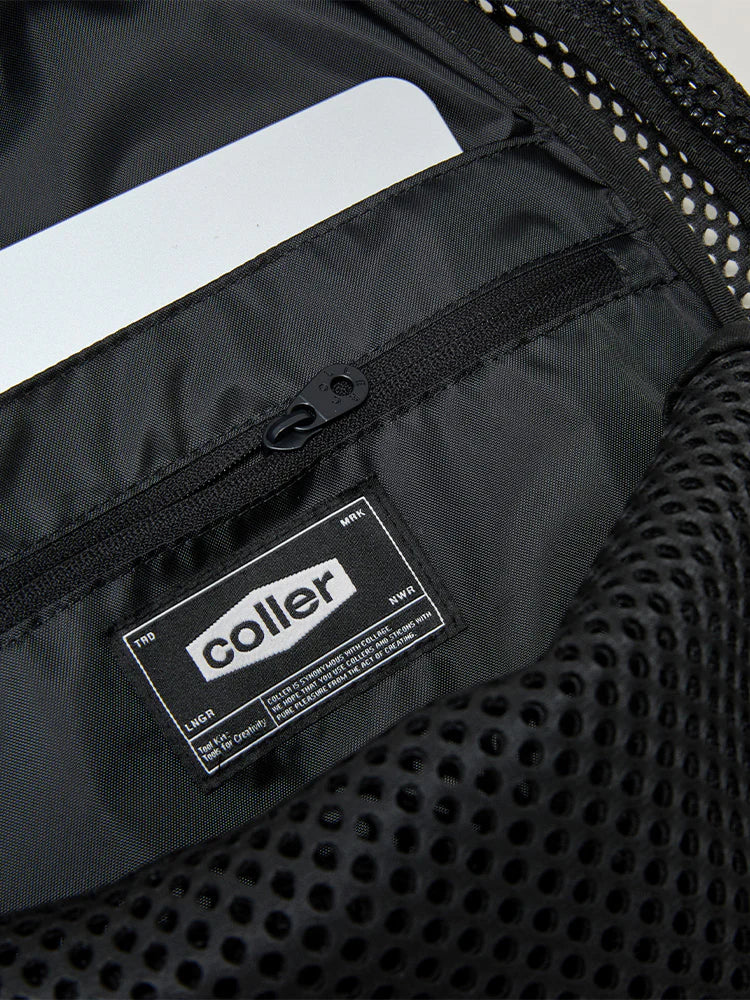 ** COLLER- COLLER Mesh backpack (L) shade black