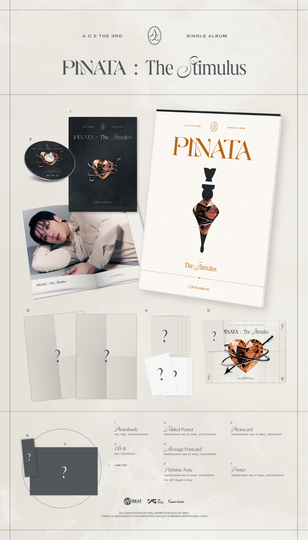 [B2B] A.C.E - 3rd Single Album [PINATA] / 에이스 (A.C.E) - 싱글 3집 [PINATA]