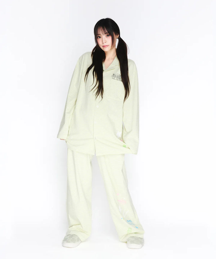 **QWER -Ames-Worldwide QWER PAJAMAS SET GREEN