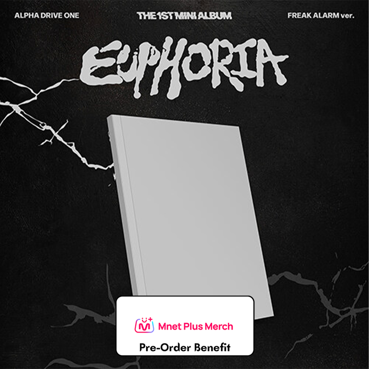 **[Pre-Order] ALPHA DRIVE ONE - 1st Mini Album 'EUPHORIA' + Pre-Order Benefit  (FREAK ALARM Ver.)(Choose Version)