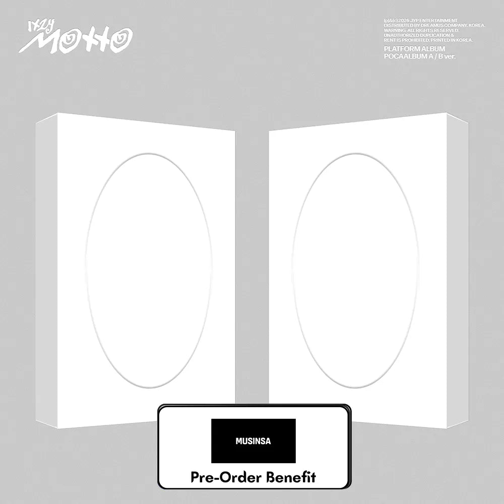 [Pre-Order]  ITZY - Motto (POCAALBUM Ver.) + Pre-Order Benefit (Choose Version)