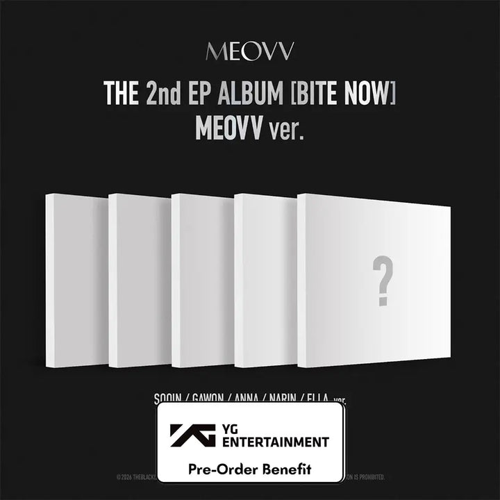 [PRE-ORDER] MEOVV - 2nd EP ALBUM "BITE NOW"(MEOVV ver.)+Pre-OrderBenefit (Choose Version)