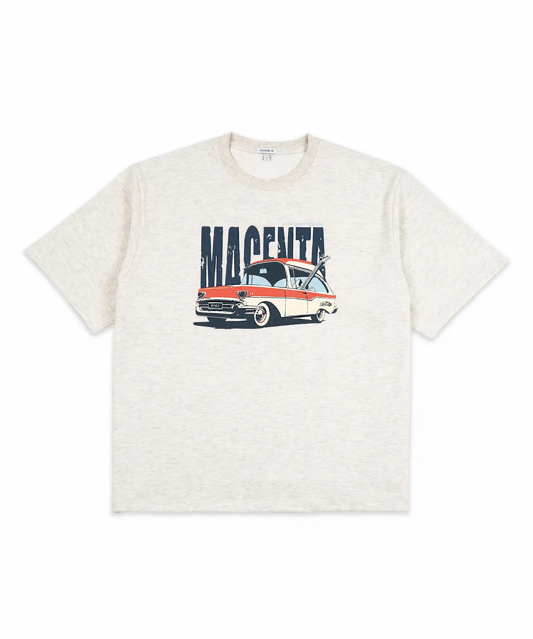 **QWER -Magenta Base Road Tour T-shirt (Oatmeal)