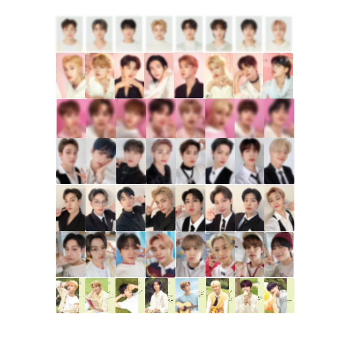 Stray Kids X NACIFIC - Nacific VIP Package Photocard set [25.8.22]