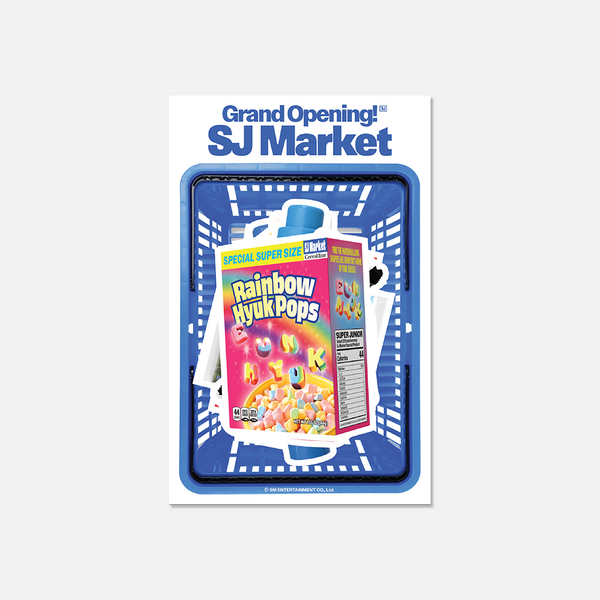 **[Pre-Order] Super Junior -[GRAND OPENING! SJ MARKET] (REMOVABLE STICKER )