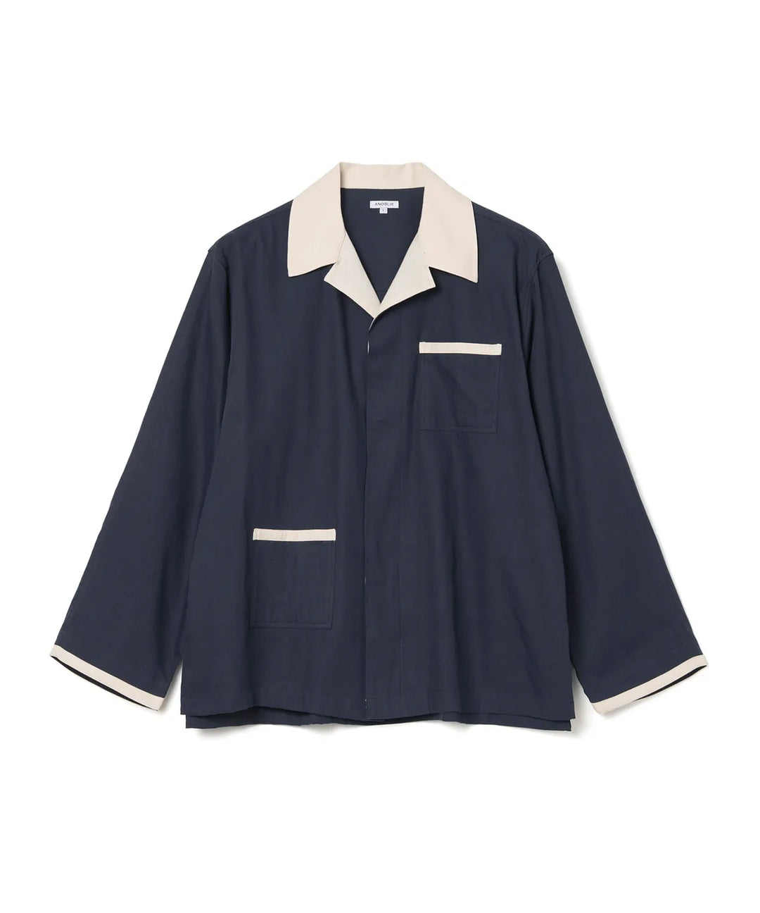 **QWER -Magenta Rockabilly Flared Shirt [Navy]