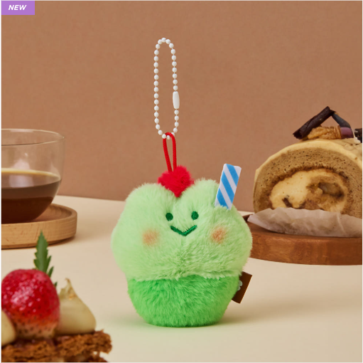 [Hallyu4U - Online Merch] LINE FRIENDS MININI Dessert Cafe KEYRING
