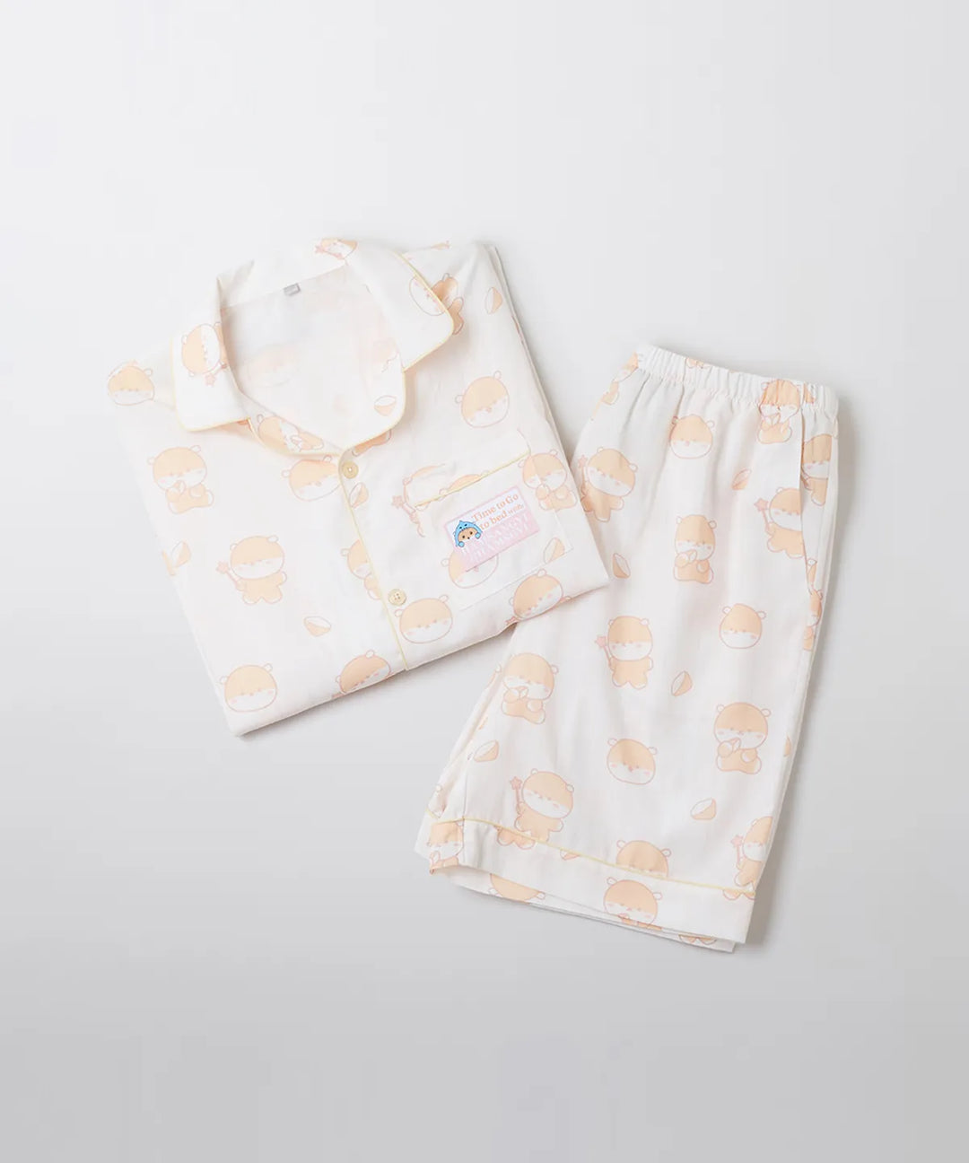 **[Pre-Order] SPAO & MONMUNGCHI X & MUSINSA 25SS SUMMER NIGHT COLLECTION [Short-sleeved pajamas]