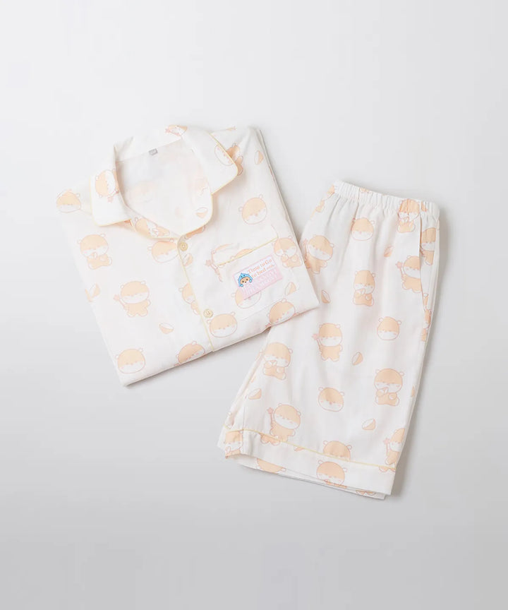**[Pre-Order] SPAO & MONMUNGCHI X & MUSINSA 25SS SUMMER NIGHT COLLECTION [Short-sleeved pajamas]