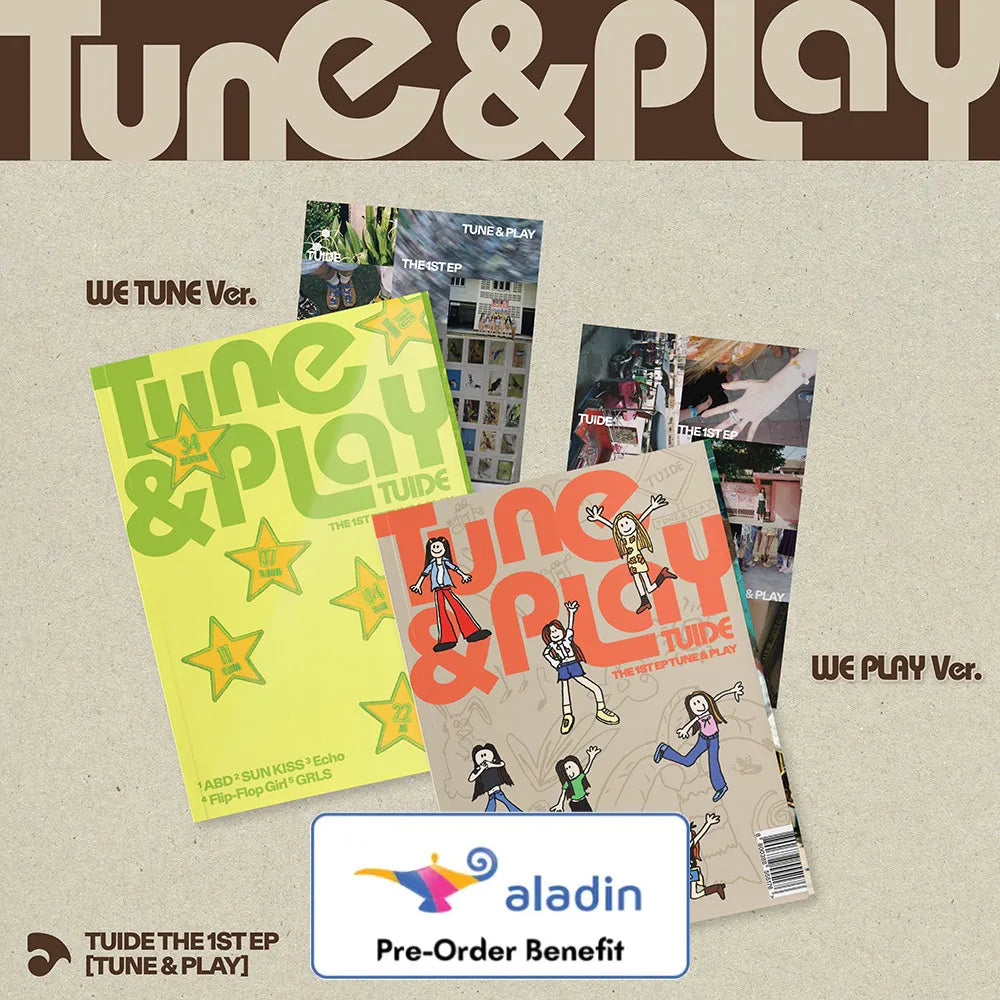 [Pre-Order] TUIDE - The 1st EP [TUNE &amp; PLAY] (Photo Book + Weverse Albums ver.) + Pre-Order Benefit (Choose Version)