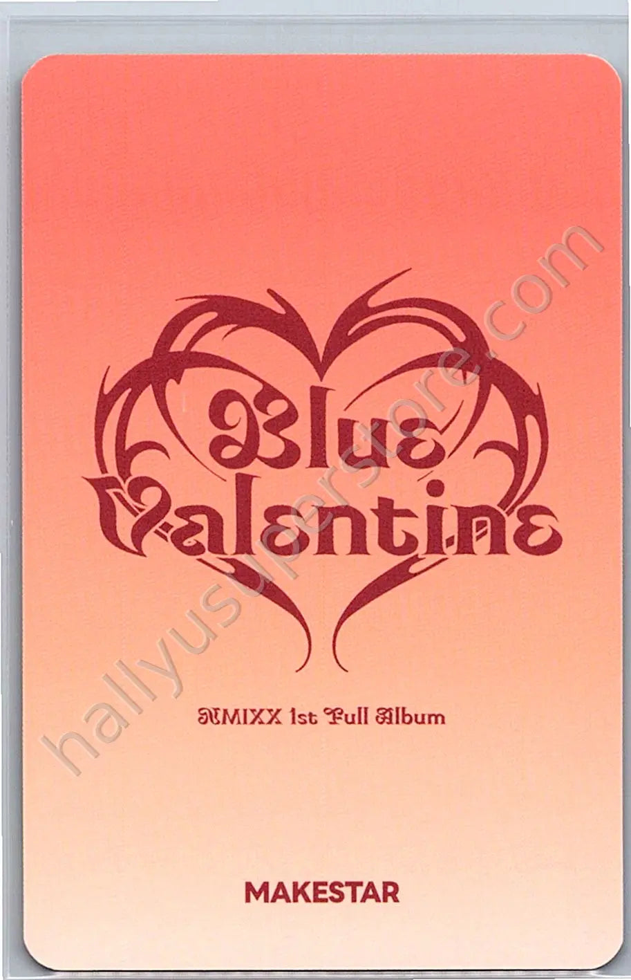 NMIXX - Lily - Blue Valentine lucky draw (LD) makestar round 32 standard version