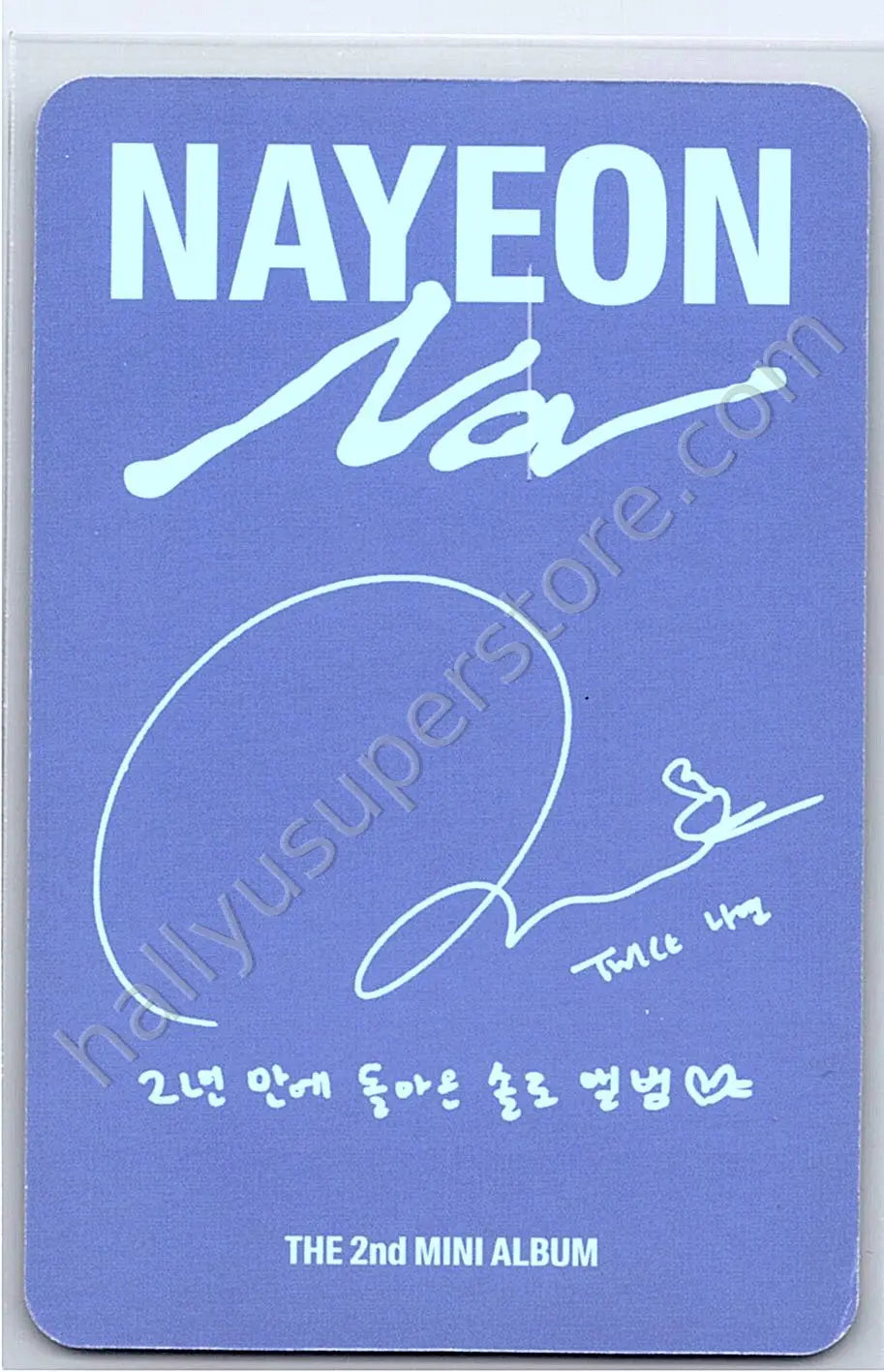 TWICE - Nayeon - Na A version album photocard standard version