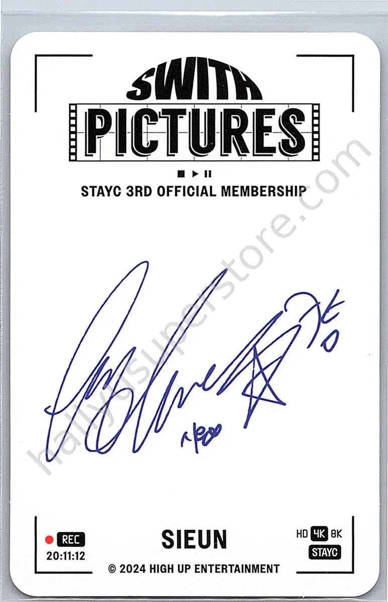STAYC - Sieun - Swith 3rd Membership Kit - Swith Pictures