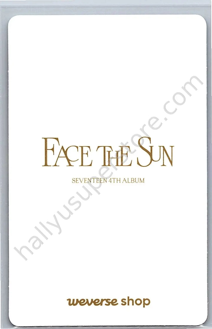 SEVENTEEN - Jeonghan - Face the Sun pob (pre-order benefit) weverse global shop (wvg)
