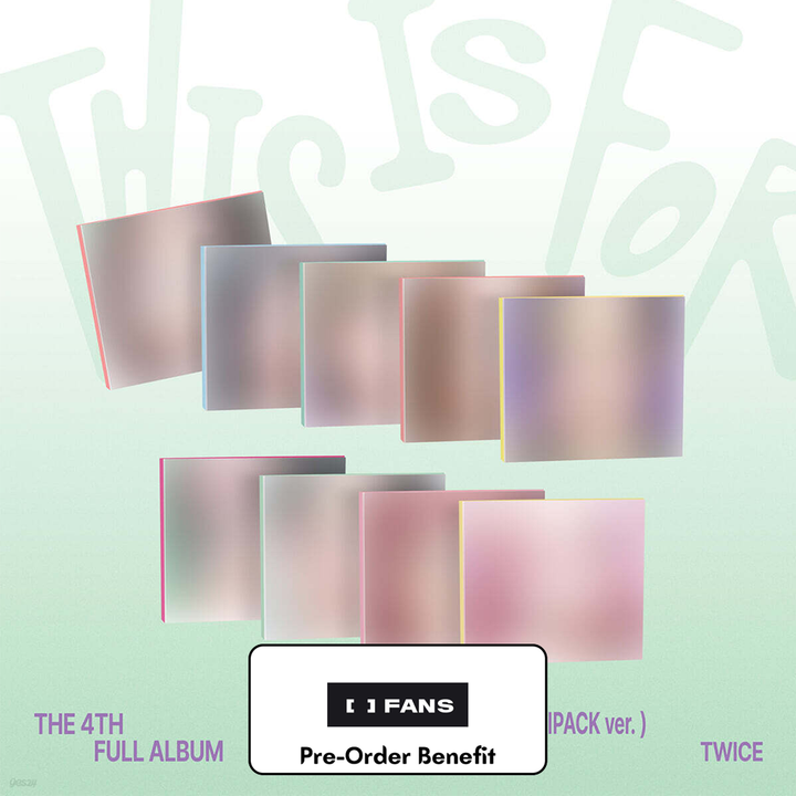 **[Pre-Order] TWICE - 4th ALBUM "THIS IS FOR CONFETTI" + Pre-Order Benefit [Digipack ver.]